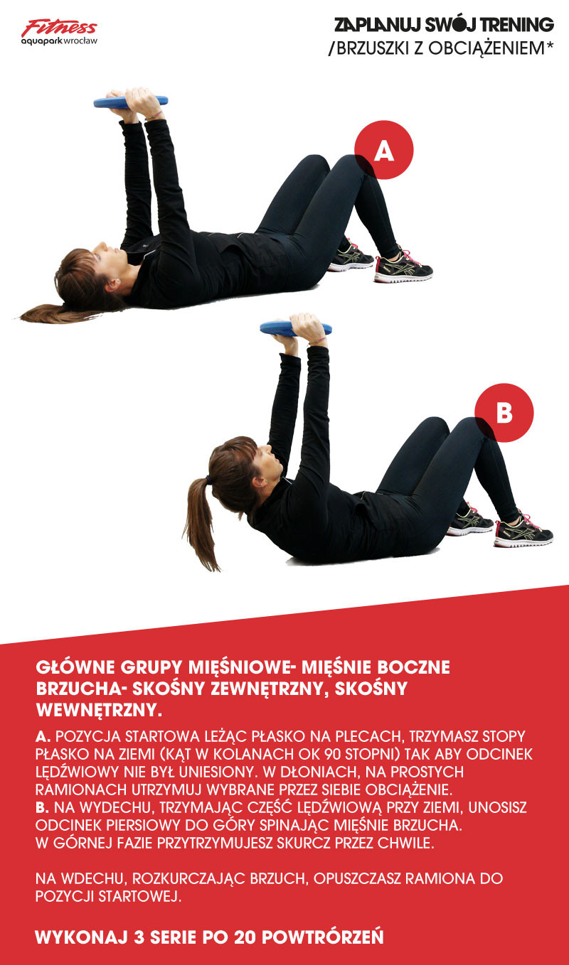 Plan treningowy - płaski brzuch